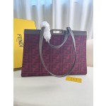 FENDI Peekaboo X-Tote handbag embroidered Tote model number: 1819