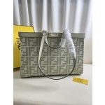 FENDI Peekaboo X-Tote handbag embroidered Tote model number: 1819