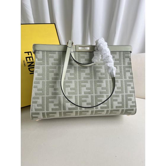 FENDI Peekaboo X-Tote handbag embroidered Tote model number: 1819
