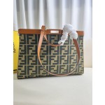 FENDI Peekaboo X-Tote handbag embroidered Tote model number: 1819