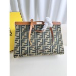FENDI Peekaboo X-Tote handbag embroidered Tote model number: 1819