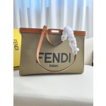 FENDI Peekaboo X-Tote handbag embroidered Tote model number: 1819