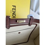 FENDI Peekaboo X-Tote handbag embroidered Tote model number: 1819