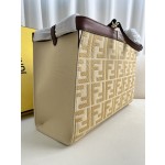 FENDI Peekaboo X-Tote handbag embroidered Tote model number: 1819