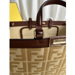 FENDI Peekaboo X-Tote handbag embroidered Tote model number: 1819