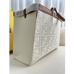 FENDI Peekaboo X-Tote handbag embroidered Tote model number: 1819