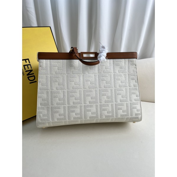 FENDI Peekaboo X-Tote handbag embroidered Tote model number: 1819