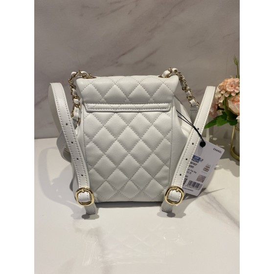 CHANEL 22A Series AS2908 Sheepskin DUMA Backpack