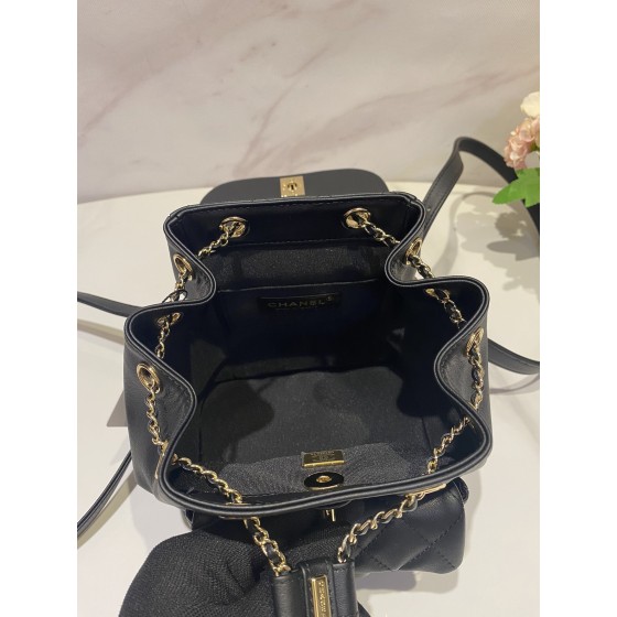 CHANEL 22A Series AS2908 Sheepskin DUMA Backpack