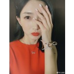 Swarovsk Heavy Industry Bow Wide Bracelet