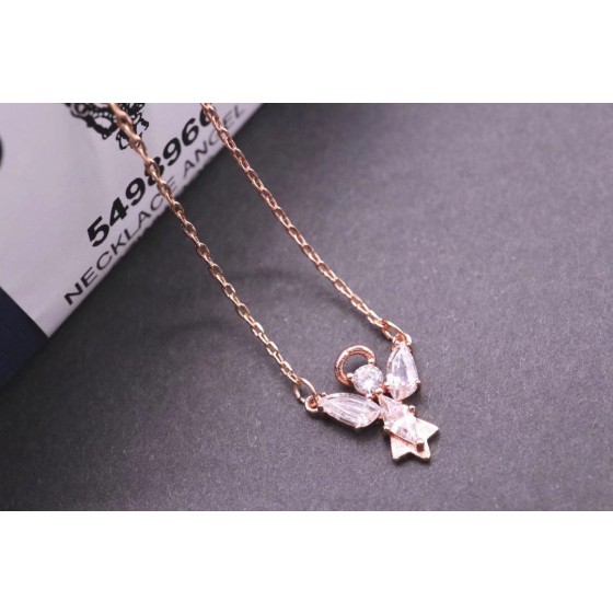 Swarovsk Little Angel Clavicle Necklace