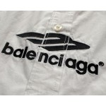 Balenciaga silhouette patchwork shirt