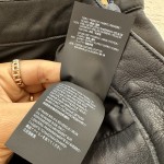 Louis Vuitton leather shorts