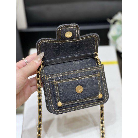 CHANEL Super Hot Mini Denim Messenger Bag AP33490068