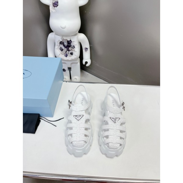 Prada pig cage shoes