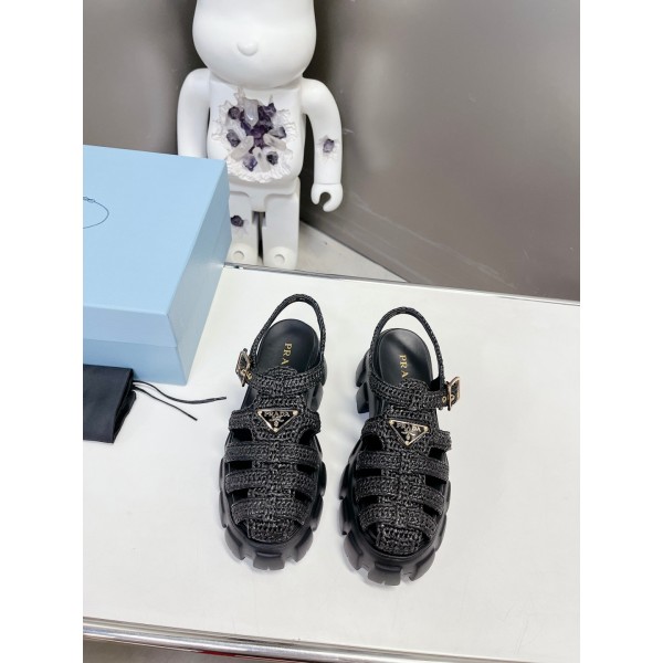 Prada pig cage shoes