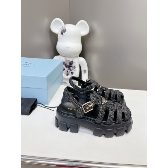 Prada pig cage shoes