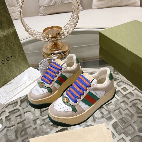 Gucci chubby thick soled dirty shoes~~Casual shoes for couples