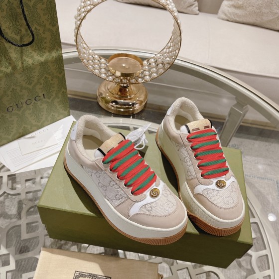 Gucci chubby thick soled dirty shoes~~Casual shoes for couples