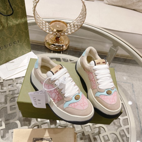 Gucci chubby thick soled dirty shoes~~Casual shoes for couples