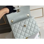 Chanel Trendy cc All Steel Precision Carved 𝟷𝟺𝙺 Light Gold Buckle