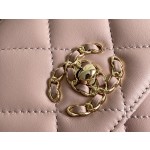 Chanel Trendy cc All Steel Precision Carved 𝟷𝟺𝙺 Light Gold Buckle