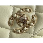 Chanel Trendy cc All Steel Precision Carved 𝟷𝟺𝙺 Light Gold Buckle