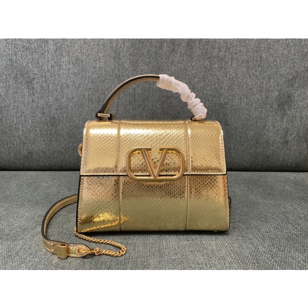 Valentino Gold Snake Professional Briefcase Model 0530 Mini