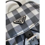 Prada Plaid Backpack 🎉 1BZ677