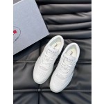 Prada men's leather sports shoes