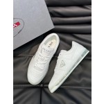 Prada men's leather sports shoes