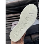 Prada men's leather sports shoes