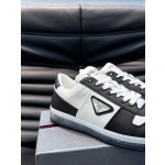 Prada men's leather sports shoes