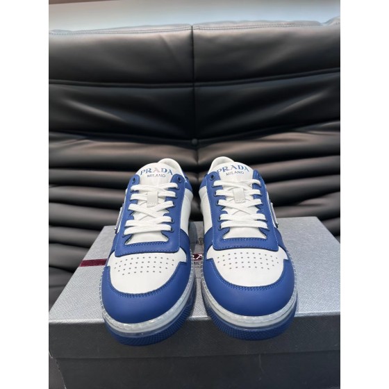 Prada men's leather sports shoes