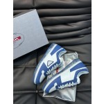 Prada men's leather sports shoes