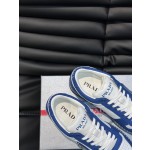 Prada men's leather sports shoes