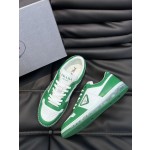 Prada men's leather sports shoes
