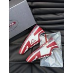 Prada men's leather sports shoes