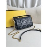 FENDI Baguette Leather Handbag Model Number: 212