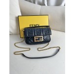 FENDI Baguette Leather Handbag Model Number: 212