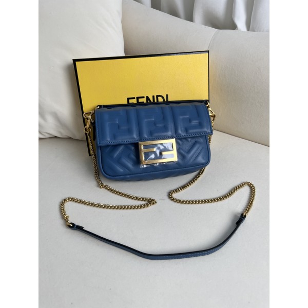 FENDI Baguette Leather Handbag Model Number: 212