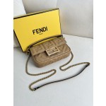 FENDI Baguette Leather Handbag Model Number: 212
