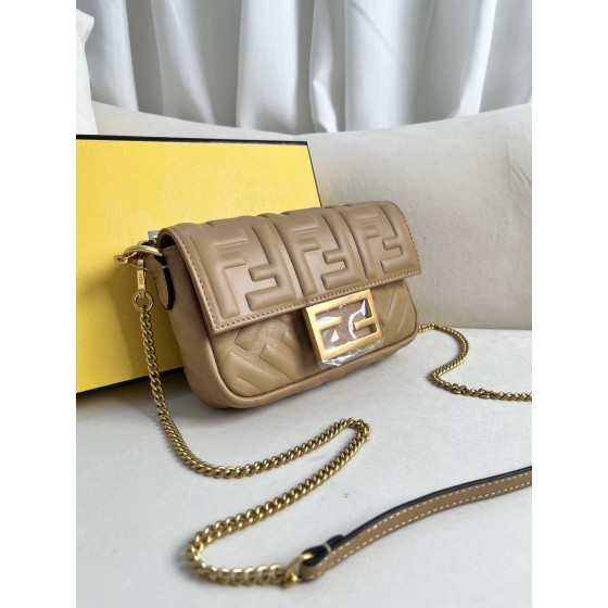 FENDI Baguette Leather Handbag Model Number: 212