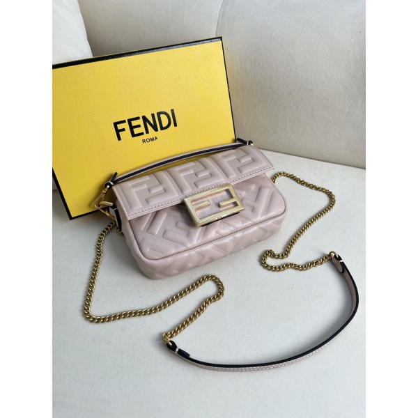 FENDI Baguette Leather Handbag Model Number: 212
