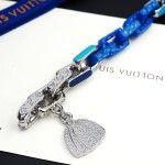 LOUIS VUITTON YK Monogram Chain bracelet with pumpkin shaped decoration