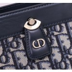 Dior KEY handbag 9275 # classic floral fabric with glossy cow leather