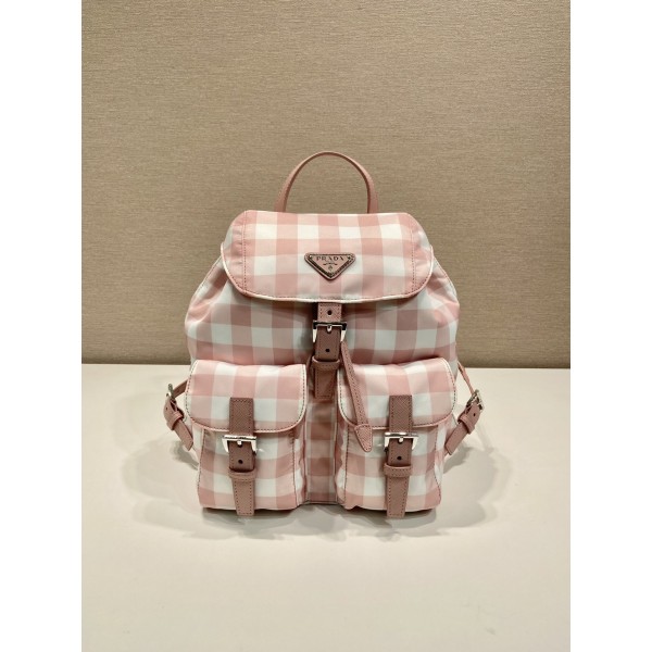 Prada Plaid Backpack 🎉 1BZ677