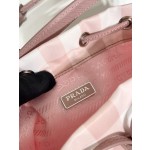 Prada 1BH038 Plaid Hardware Handbag
