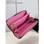 LOUIS VUITTON Pumpkin Print YK Zippy Zippy Wallet M82106