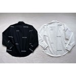 Balenciaga New Digital Letter Line Long Sleeve Shirt
